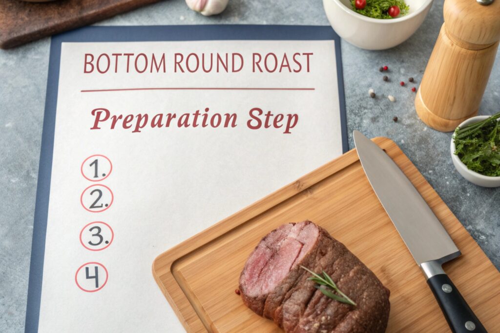 Bottom Round Roast Recipe steps