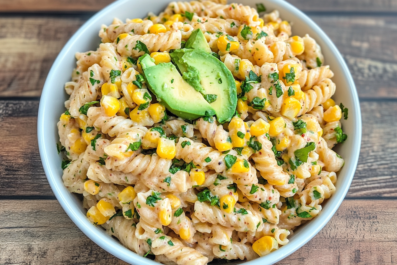 elote pasta salad