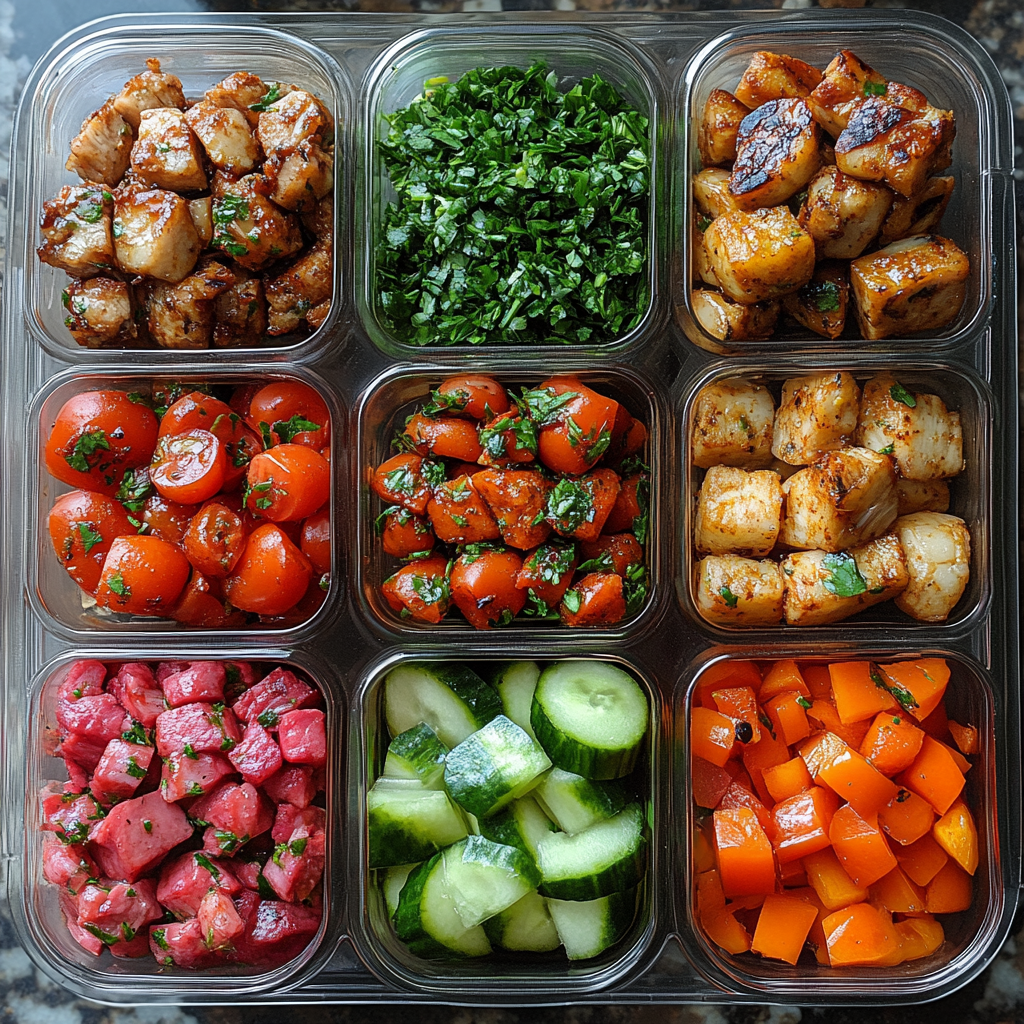 Weekly High Protein Meal Prep Plan