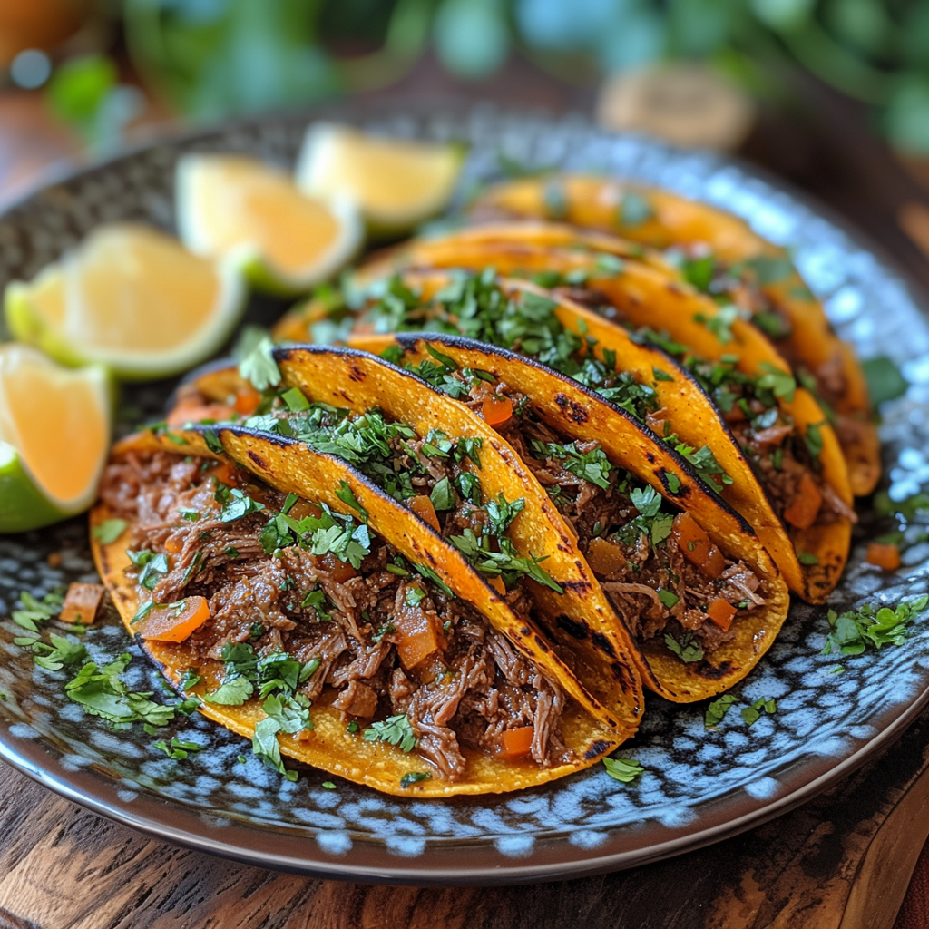 recipe of beef birria tacos