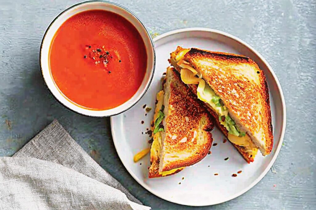 grilled cheese and tomato soup